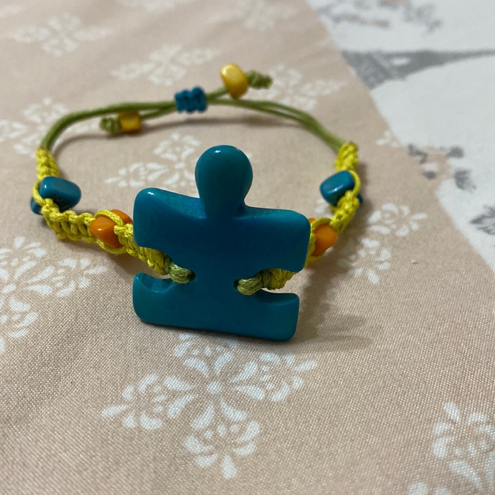 Tagua Autism puzzle piece bracelets